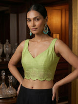 MIMOSA Saree Saree — blouse close-up