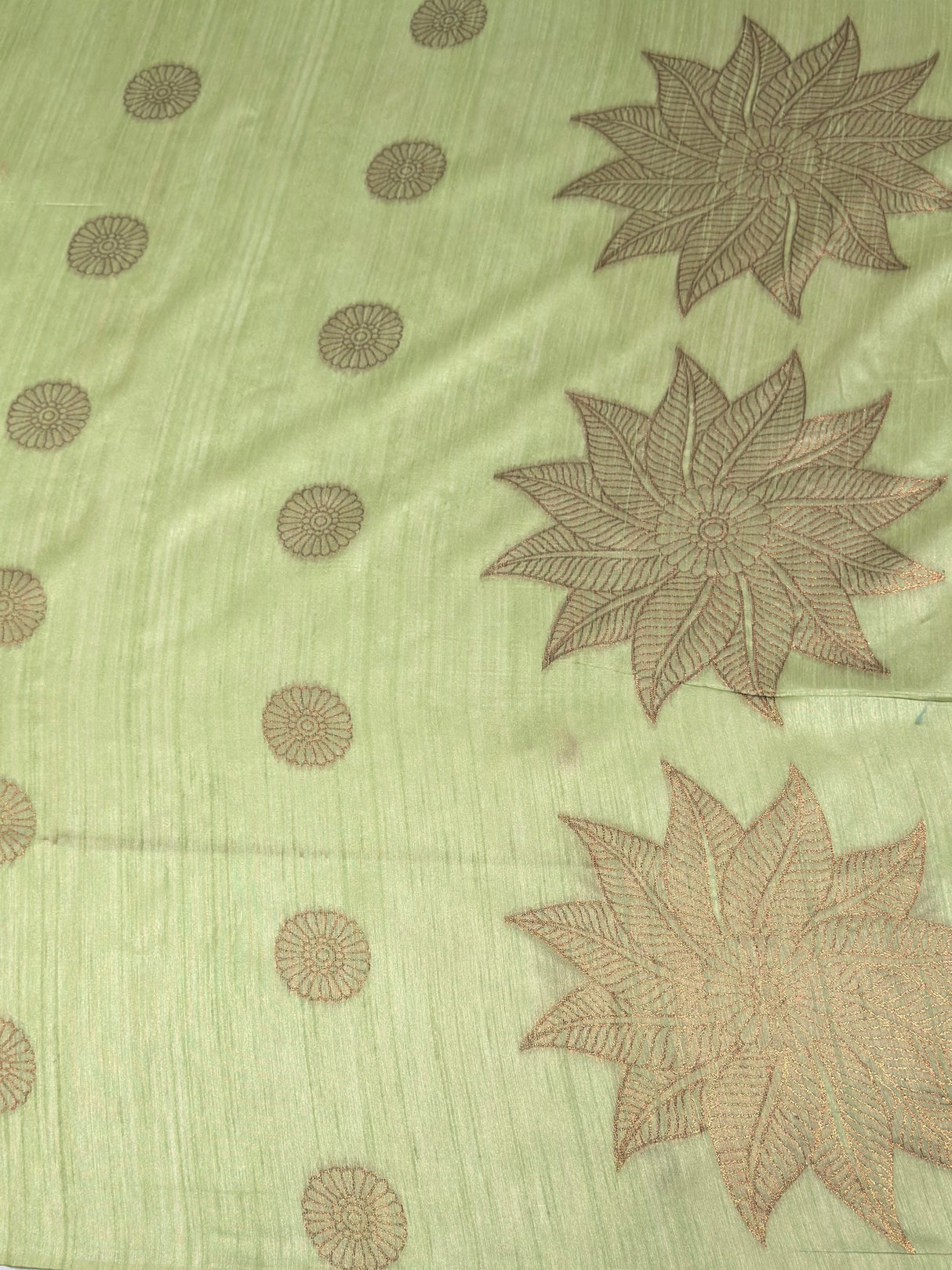 MIMOSA Saree Saree — pallu and zari work detail