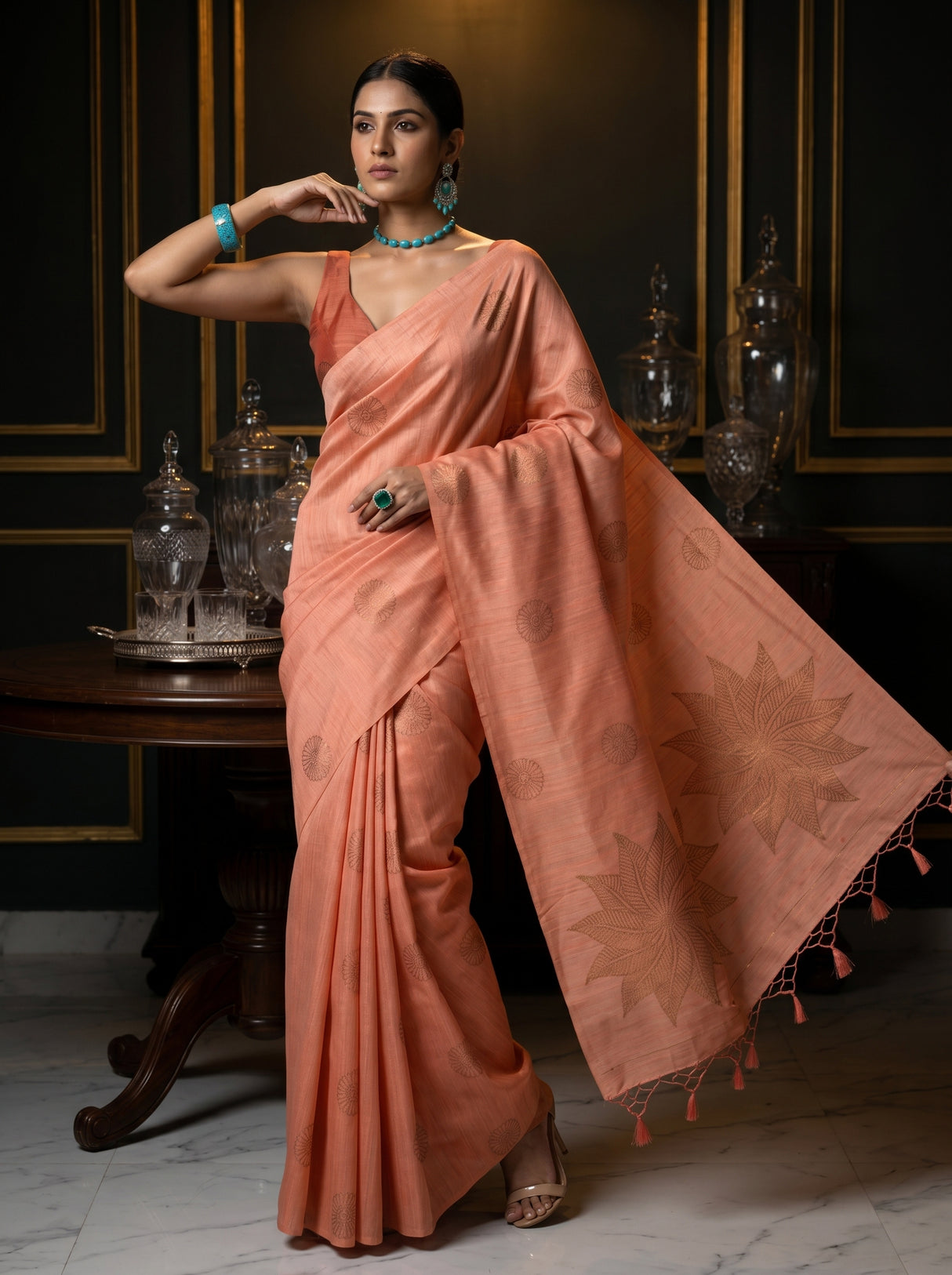 MIMOSA Saree Saree — pose 5 styling detail