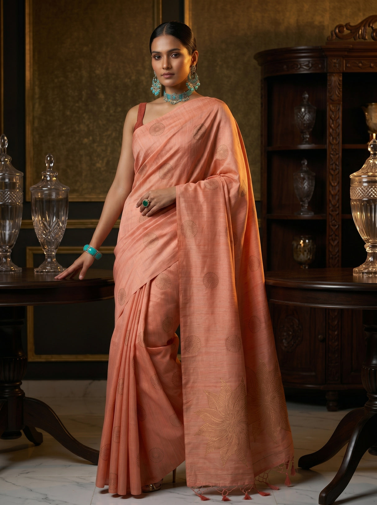 MIMOSA Saree Saree — pose 9 styling detail