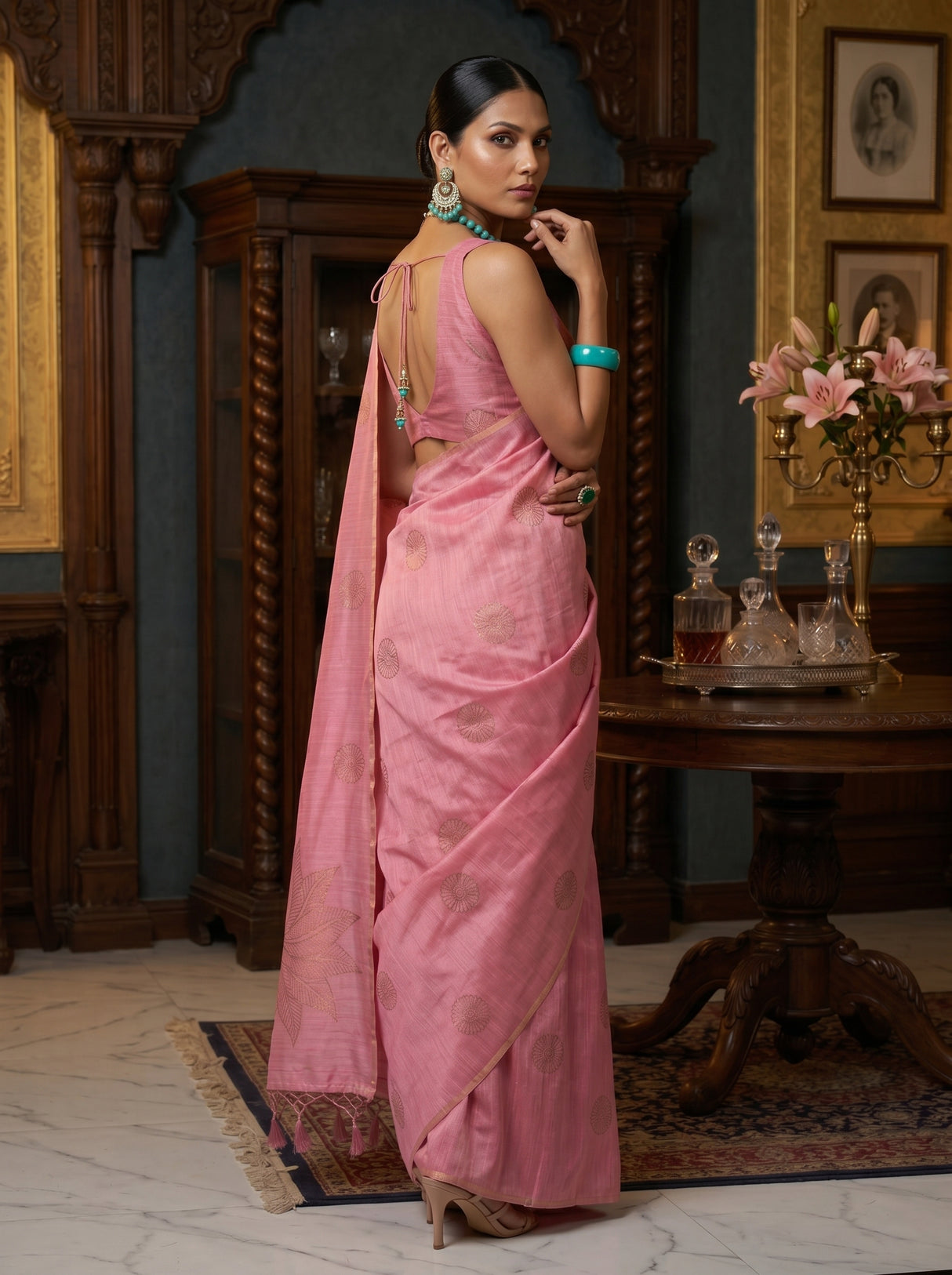 MIMOSA Saree Saree — pose 7 styling detail