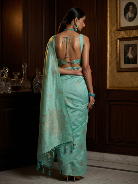 MIMOSA Saree Saree — pose 2 styling detail