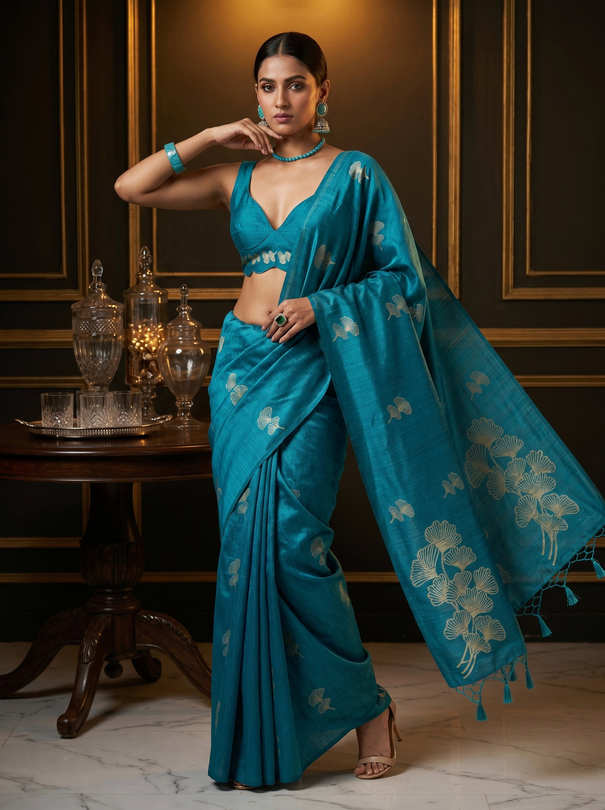MIMOSA Saree Saree — pose 5 styling detail