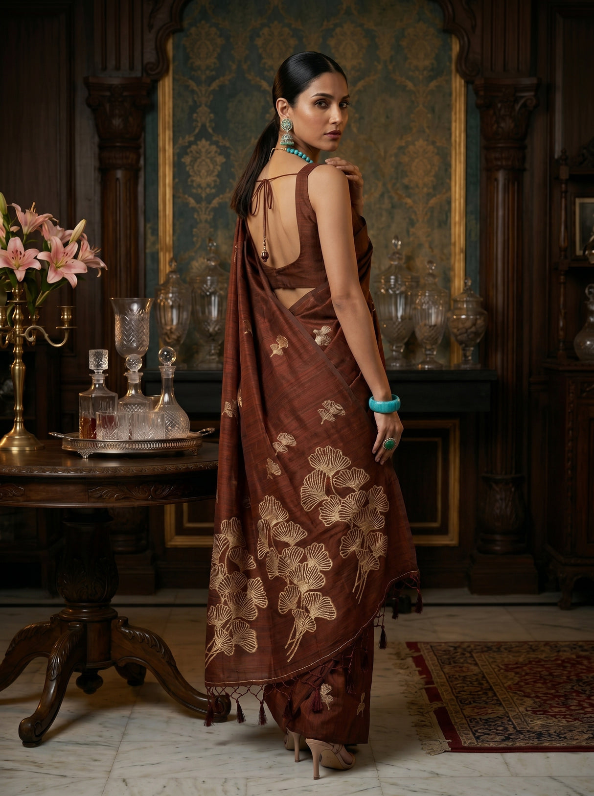 MIMOSA Saree Saree — pose 7 styling detail