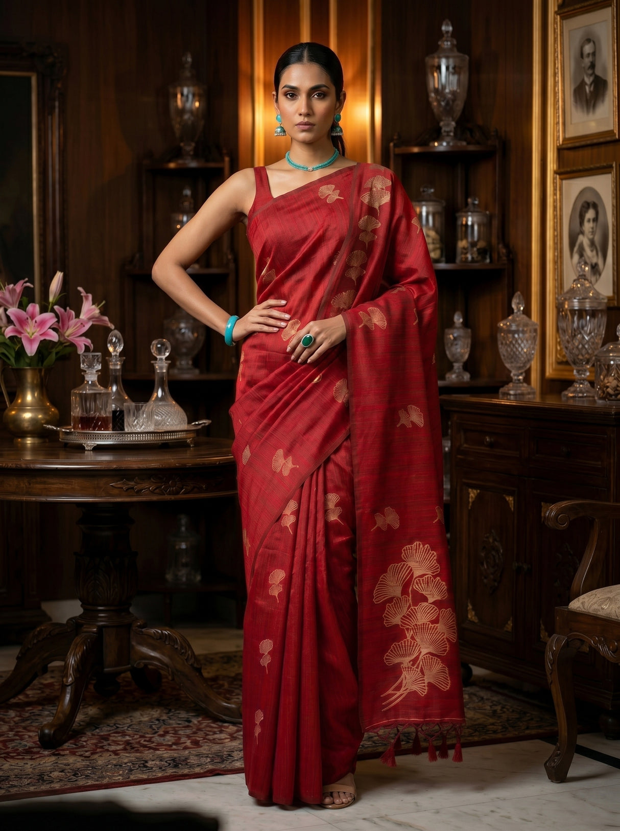 MIMOSA Saree Saree — pose 4 styling detail
