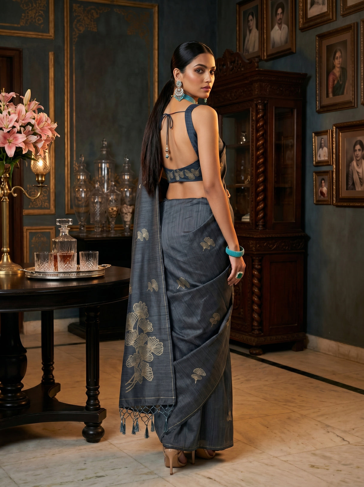 MIMOSA Saree Saree — pose 7 styling detail