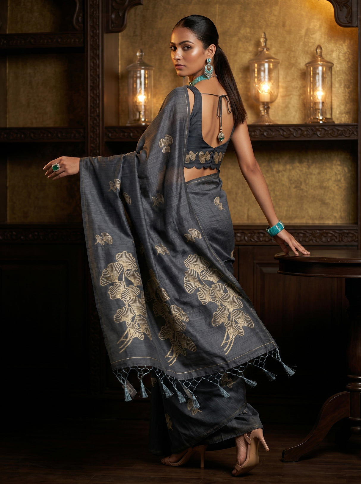MIMOSA Saree Saree — pose 9 styling detail