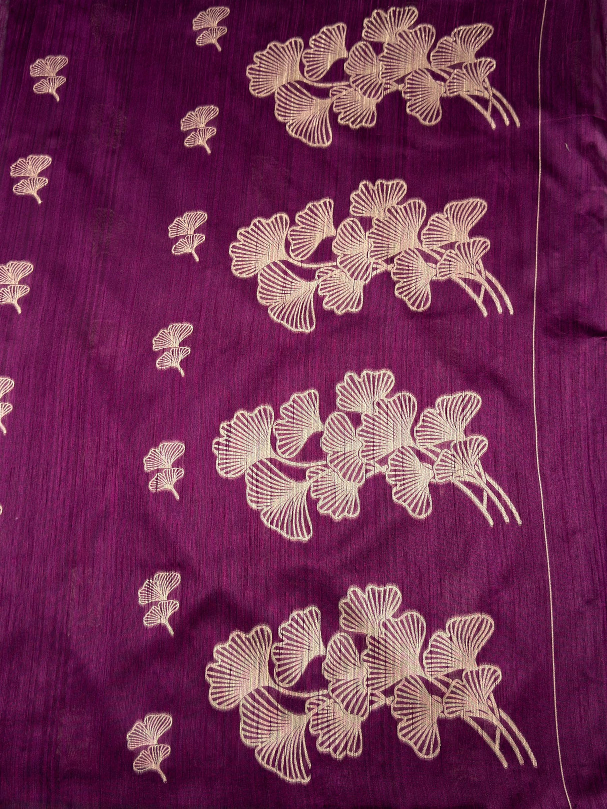 MIMOSA Saree Saree — pallu and zari work detail