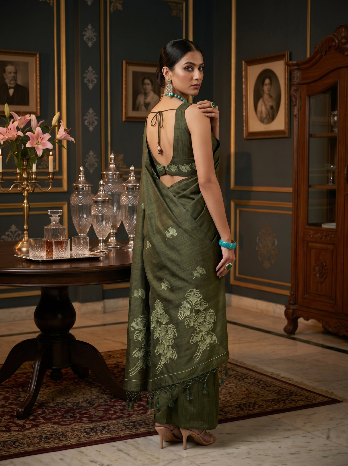 MIMOSA Saree Saree — pose 7 styling detail