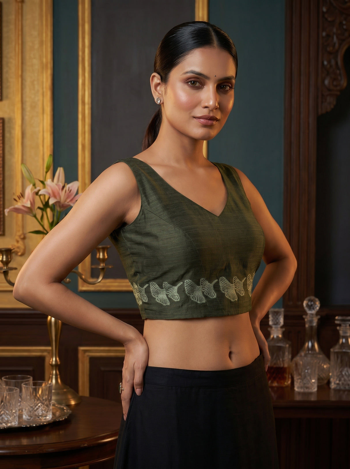 MIMOSA Saree Saree — blouse close-up