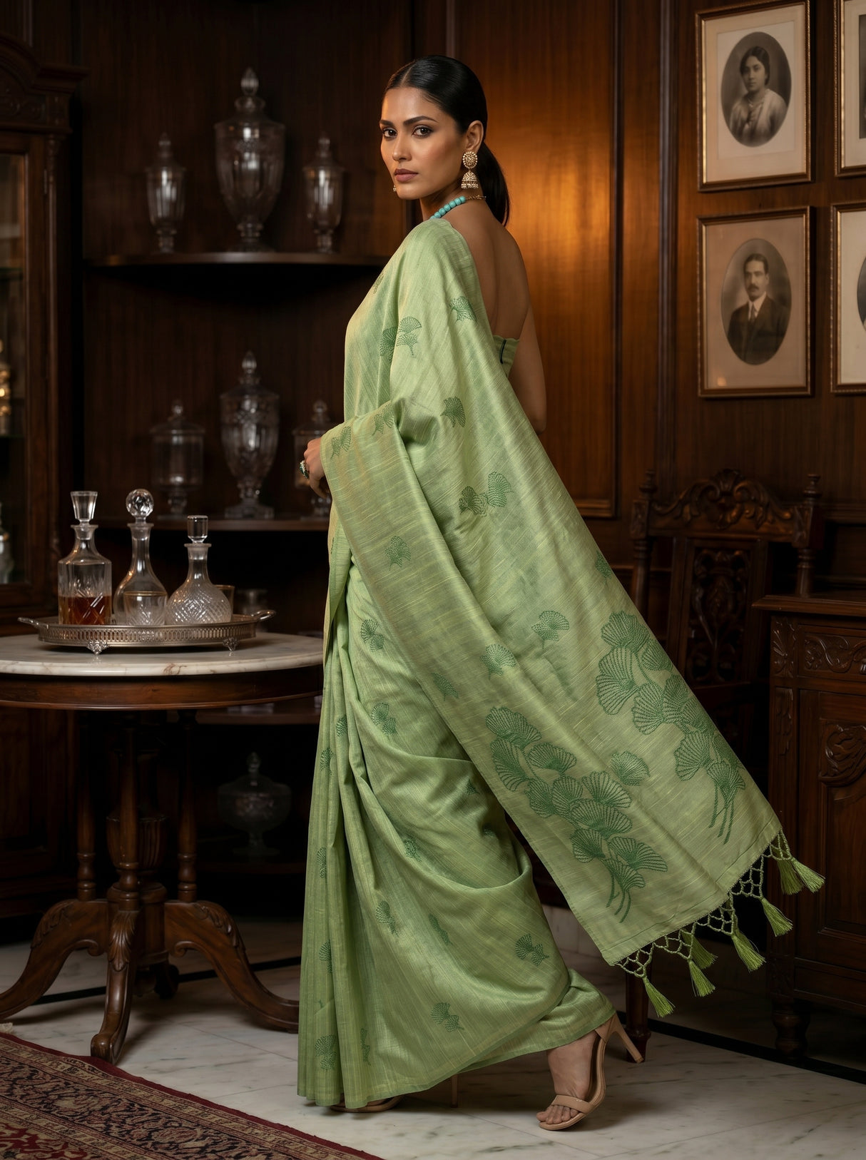 MIMOSA Saree Saree — pose 9 styling detail