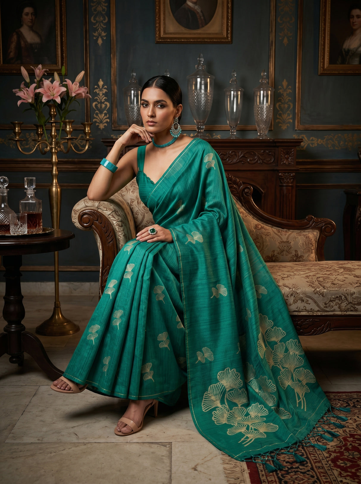 MIMOSA Saree Saree — pose 8 styling detail