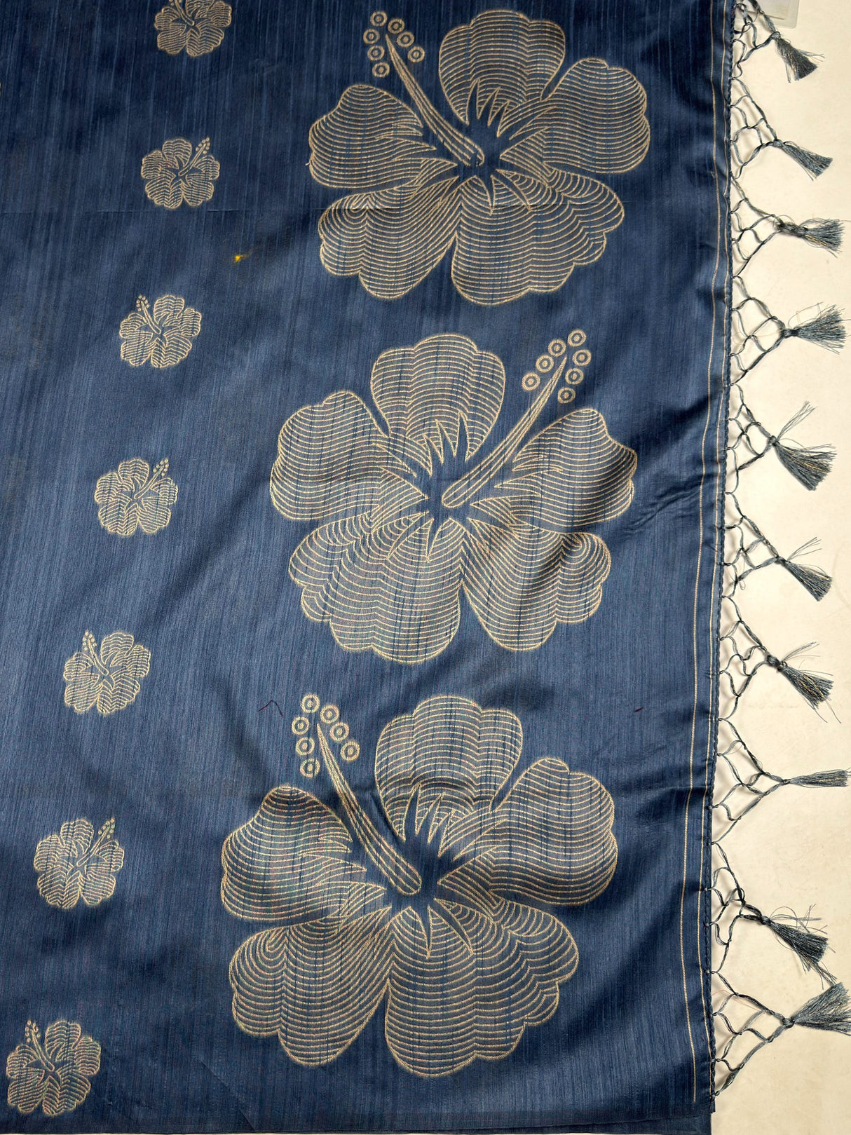 MIMOSA Saree Saree — pallu and zari work detail