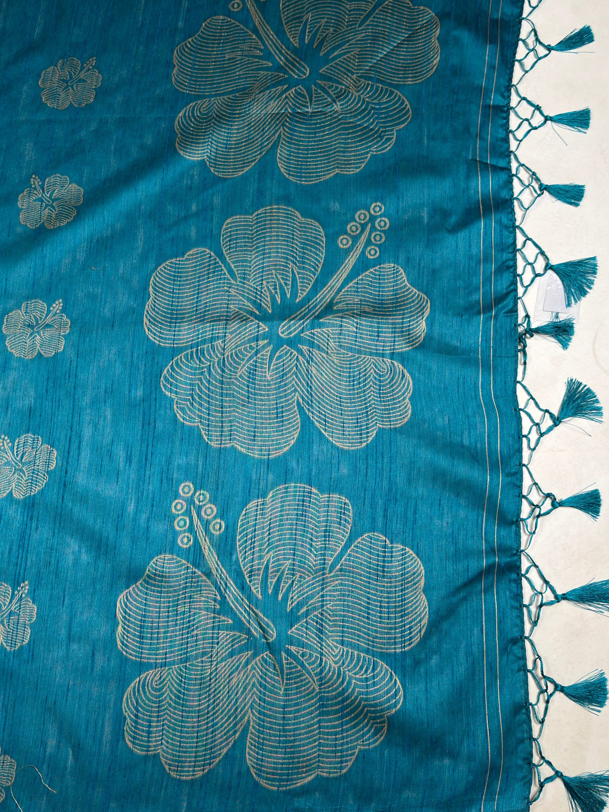 MIMOSA Saree Saree — pallu and zari work detail