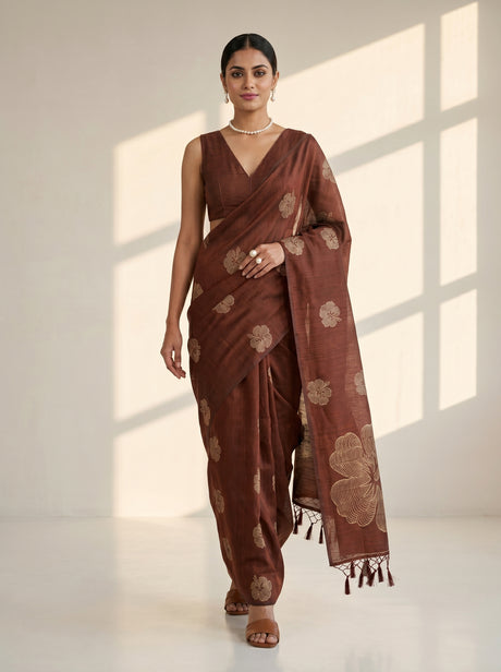 MIMOSA Saree Saree — front view on mannequin