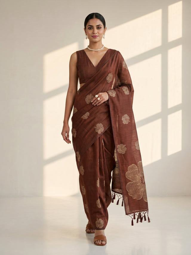 MIMOSA Saree Saree — front view on mannequin