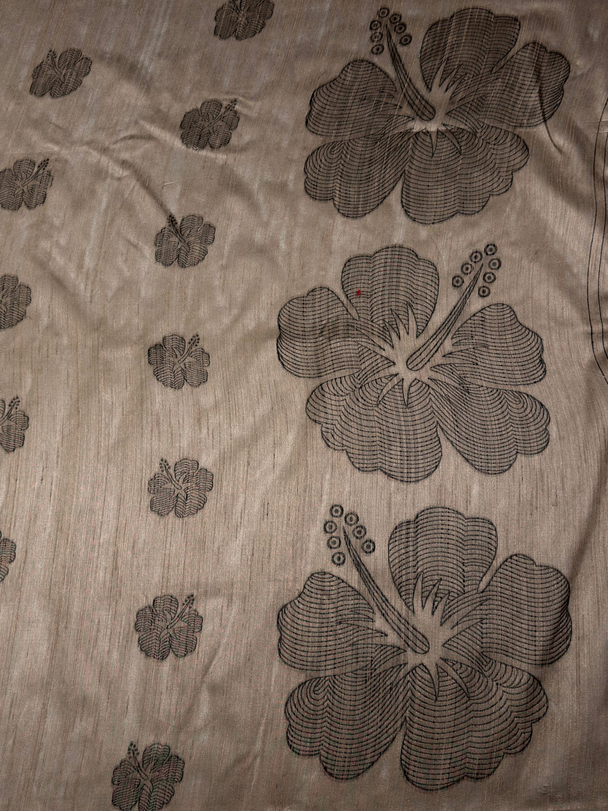 MIMOSA Saree Saree — pallu and zari work detail