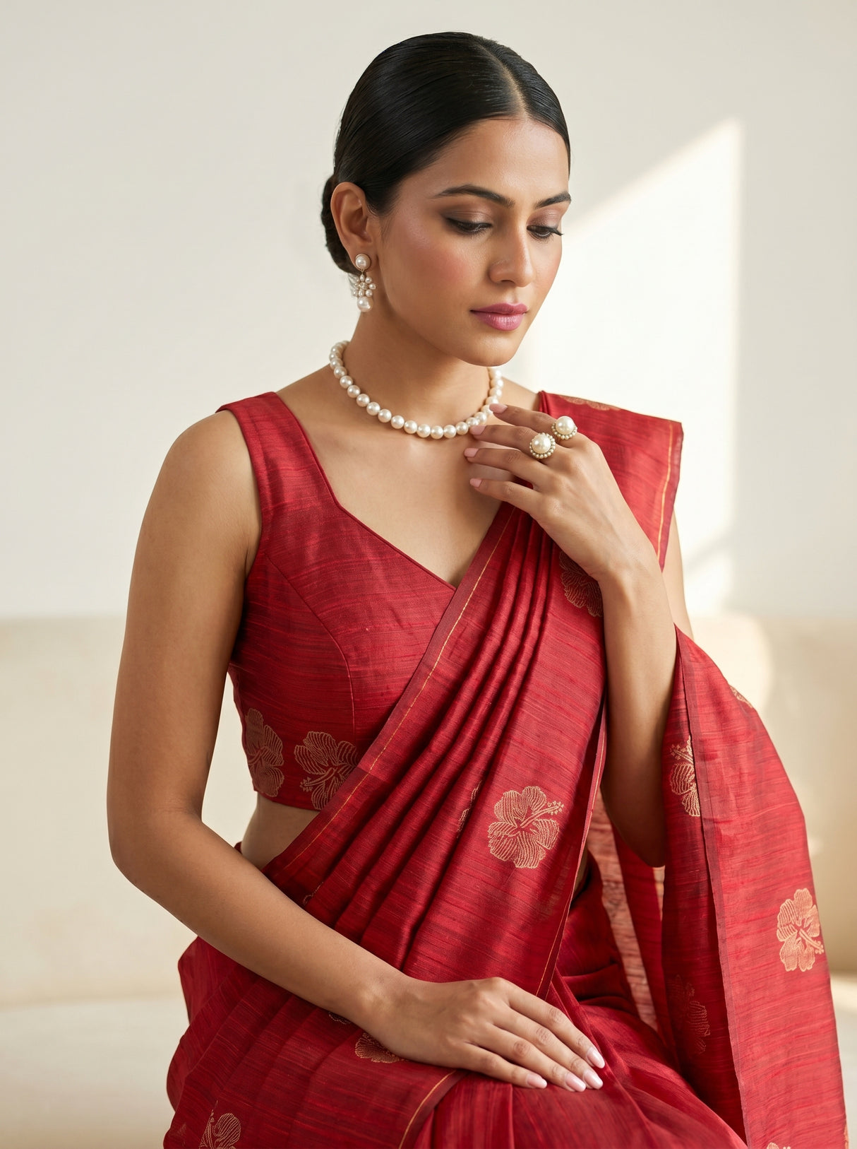 MIMOSA Saree Saree — pose 10 styling detail