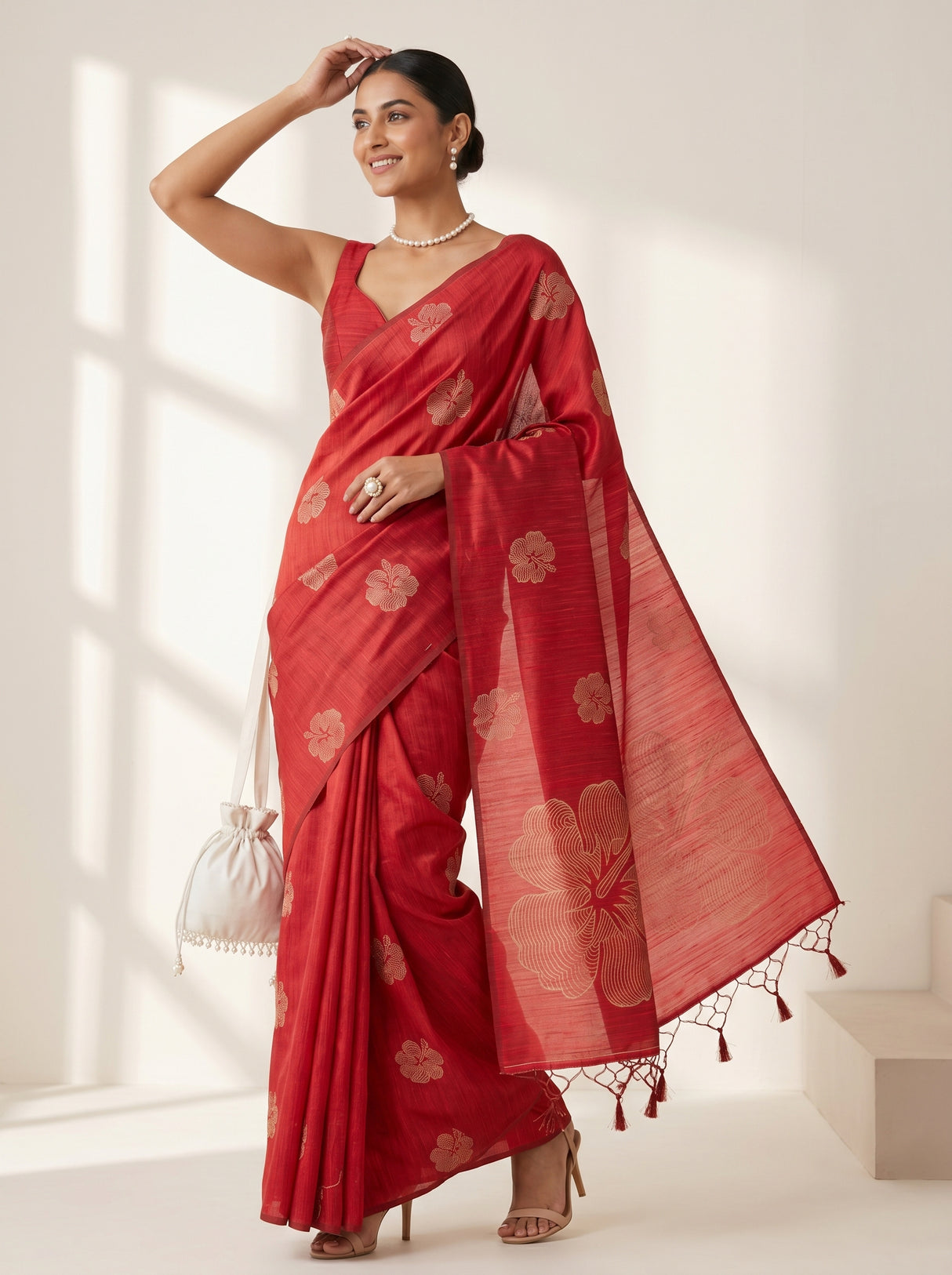 MIMOSA Saree Saree — pose 5 styling detail