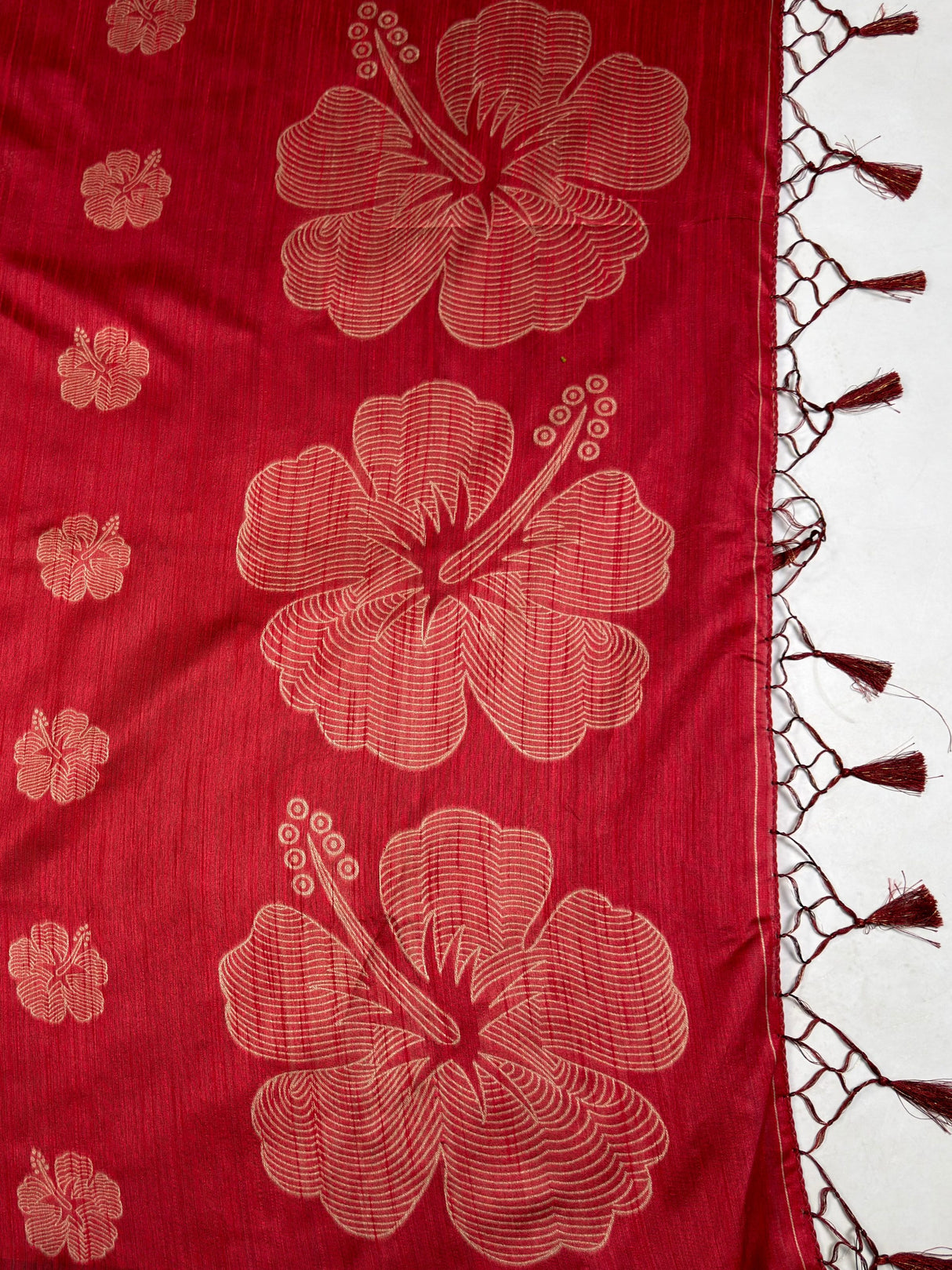 MIMOSA Saree Saree — pallu and zari work detail