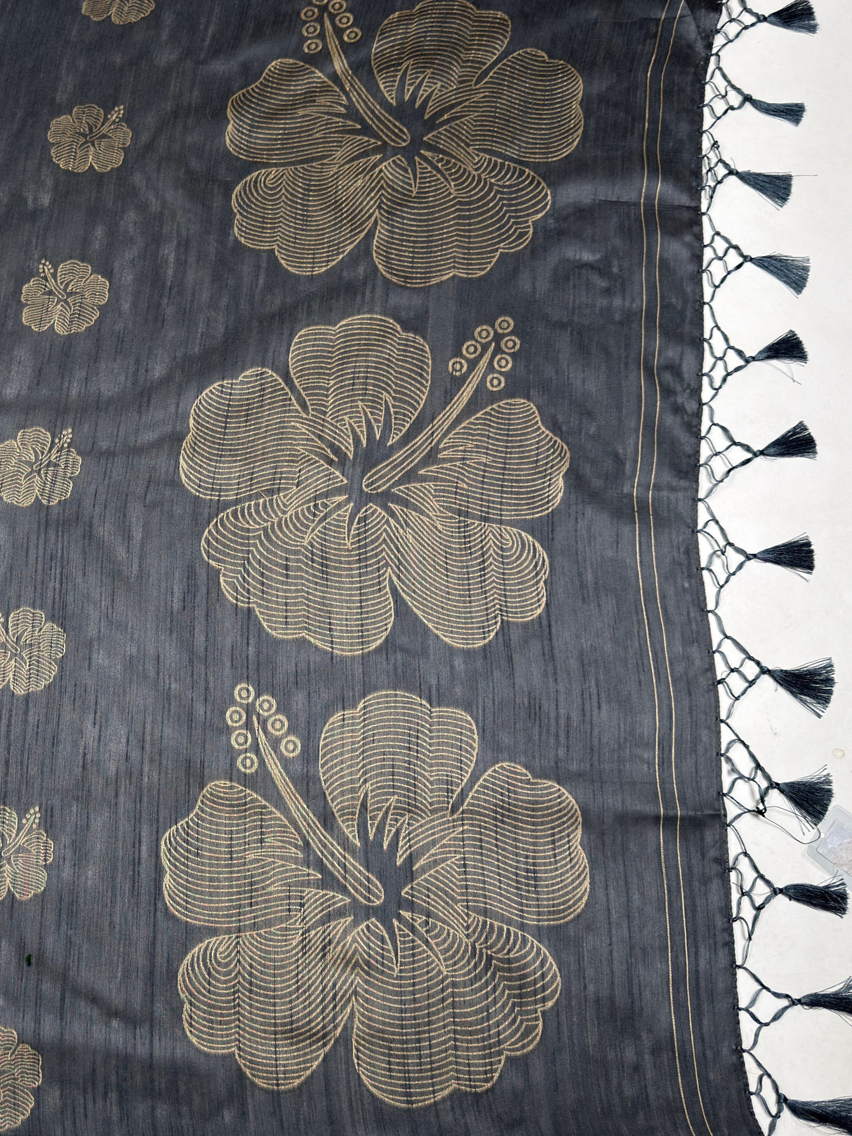 MIMOSA Saree Saree — pallu and zari work detail