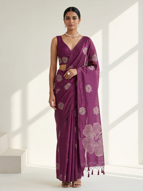 MIMOSA Saree Saree — front view on mannequin