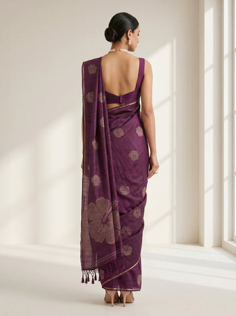MIMOSA Saree Saree — pose 2 styling detail