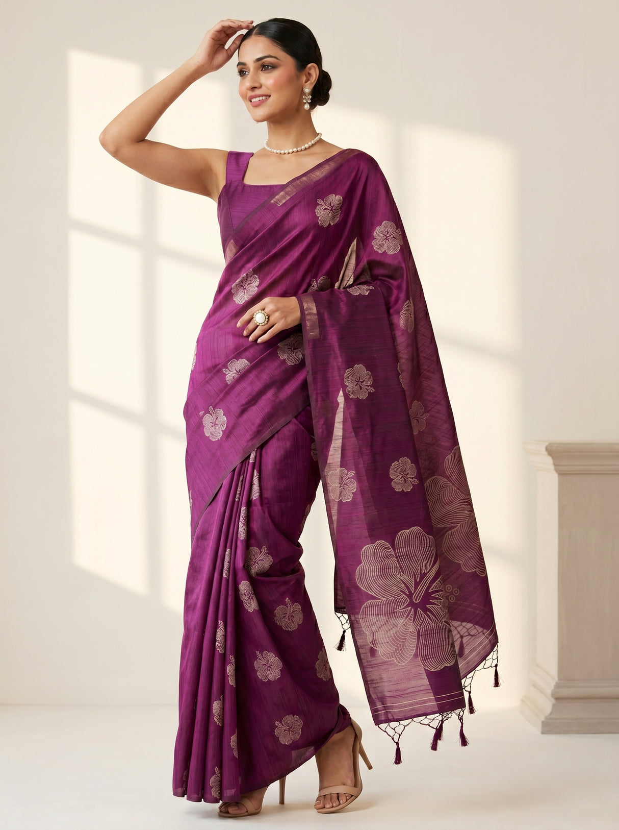MIMOSA Saree Saree — pose 5 styling detail