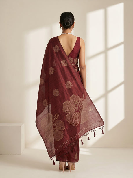 MIMOSA Saree Saree — pose 2 styling detail