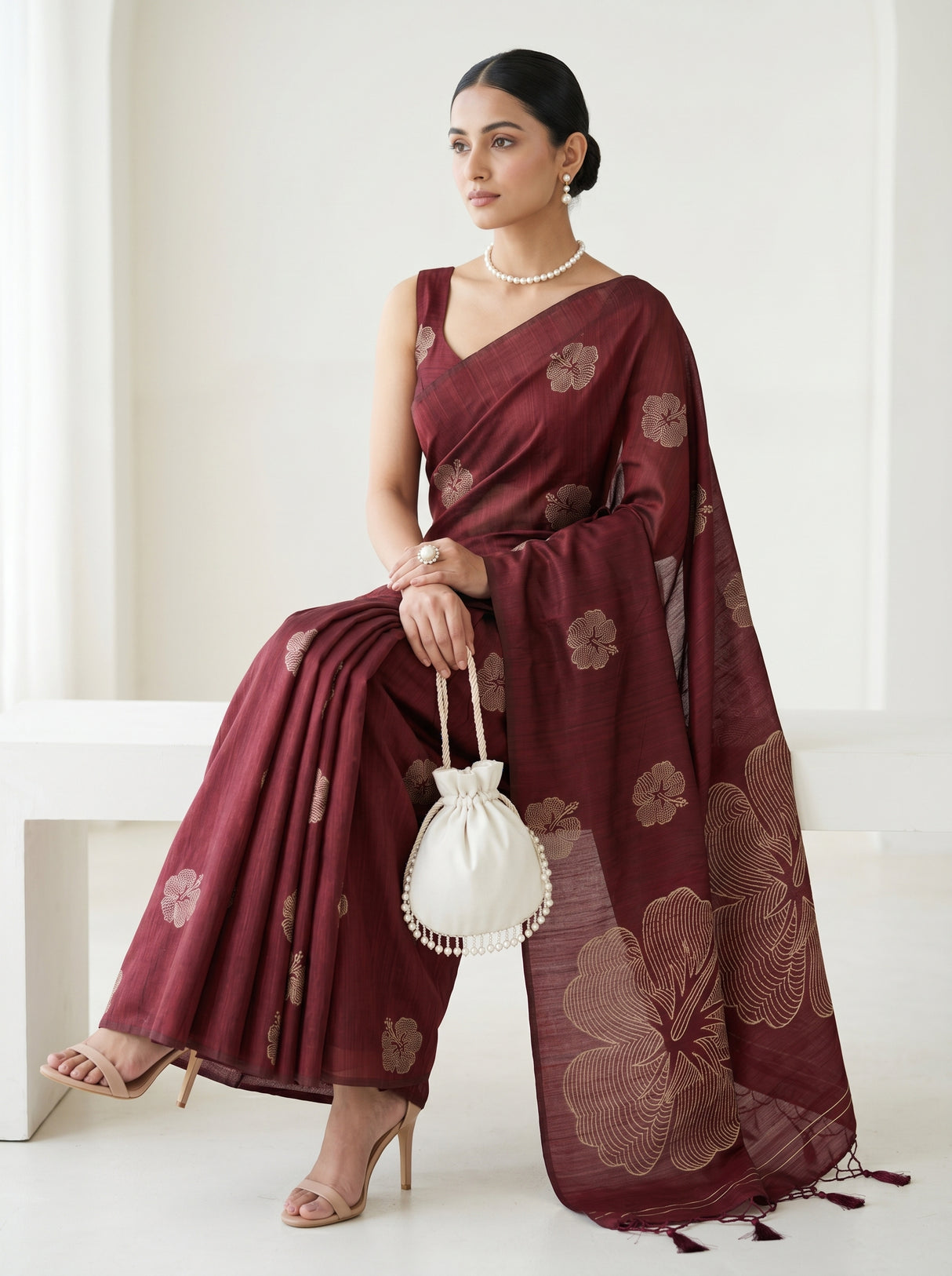 MIMOSA Saree Saree — pose 8 styling detail