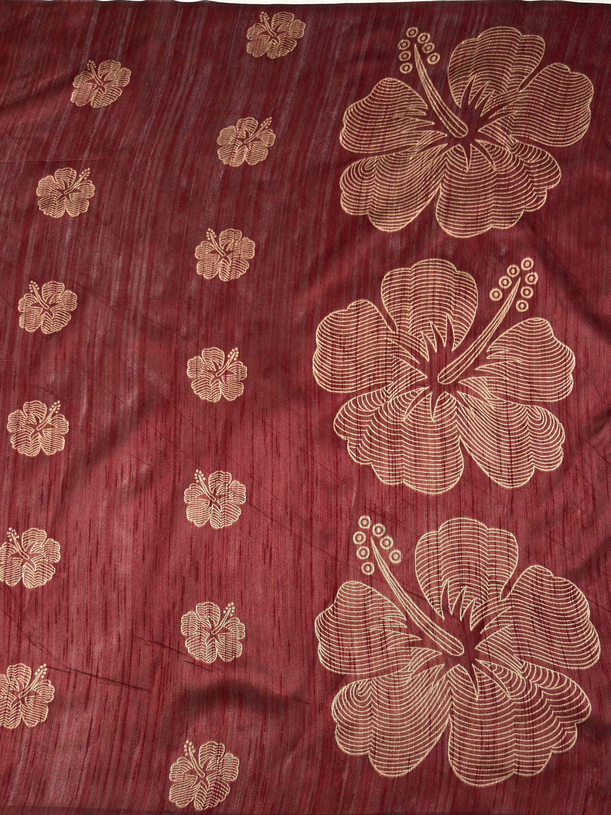 MIMOSA Saree Saree — pallu and zari work detail