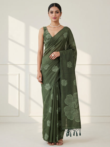 MIMOSA Saree Saree — front view on mannequin