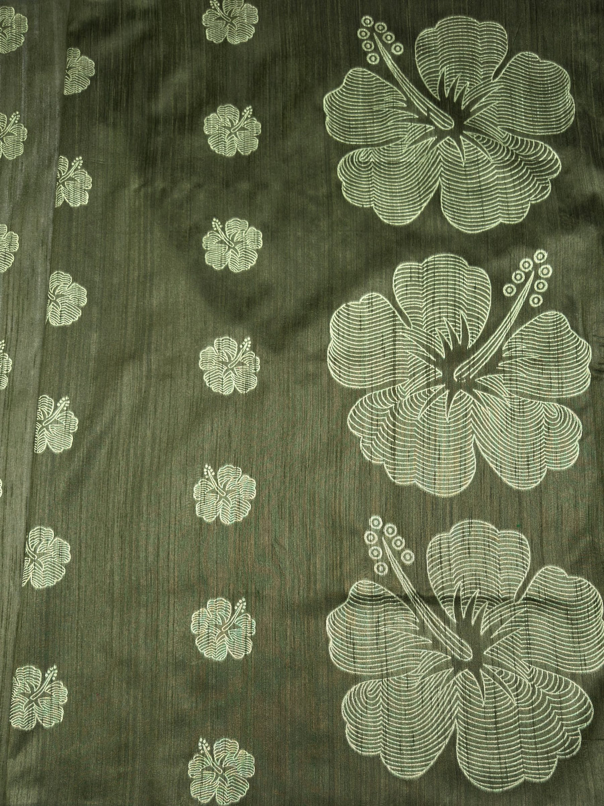 MIMOSA Saree Saree — pallu and zari work detail