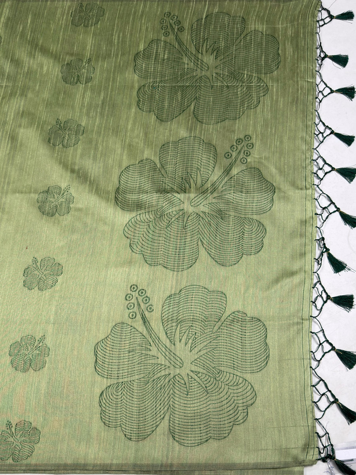 MIMOSA Saree Saree — pallu and zari work detail