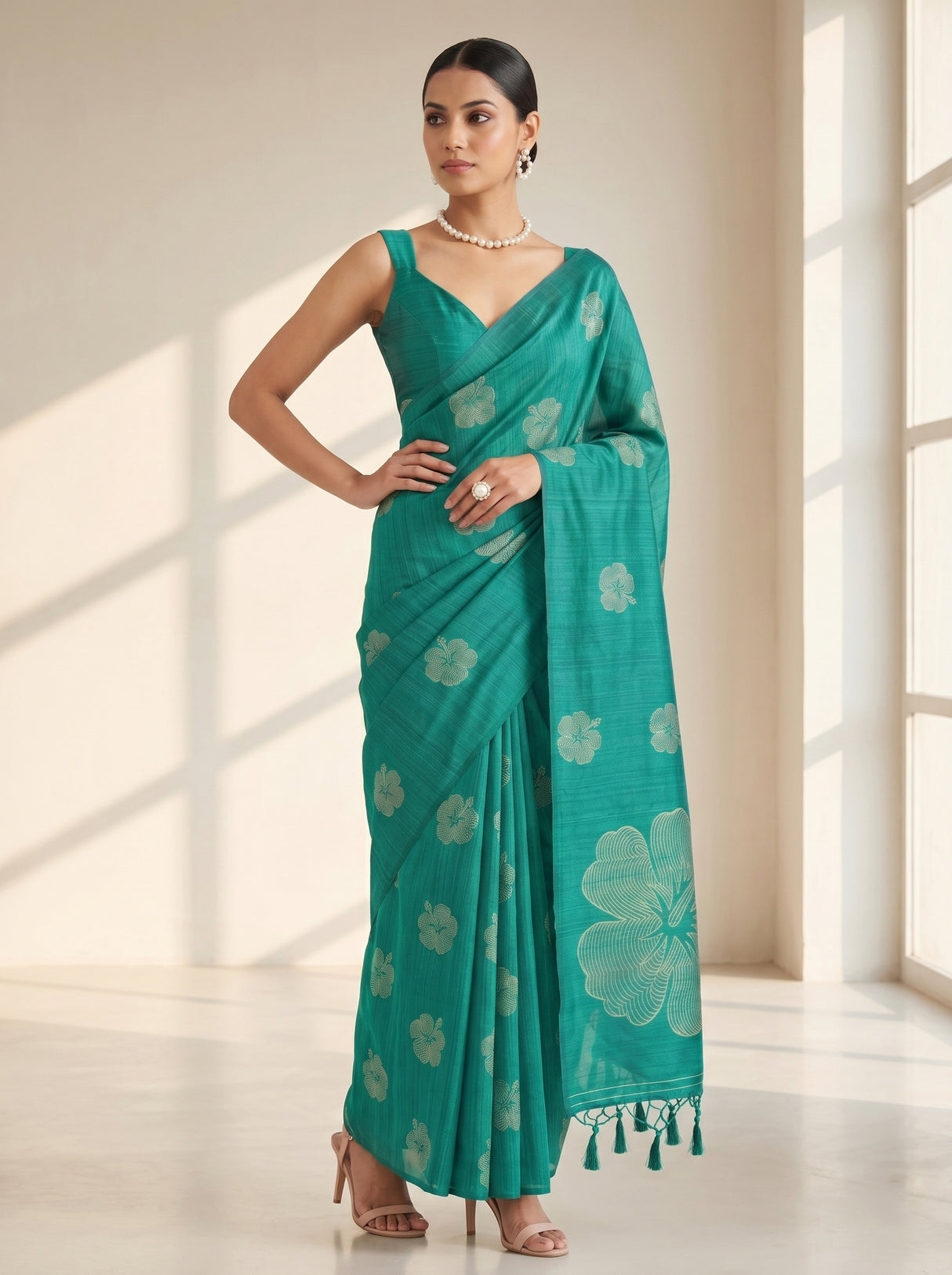 MIMOSA Saree Saree — pose 4 styling detail