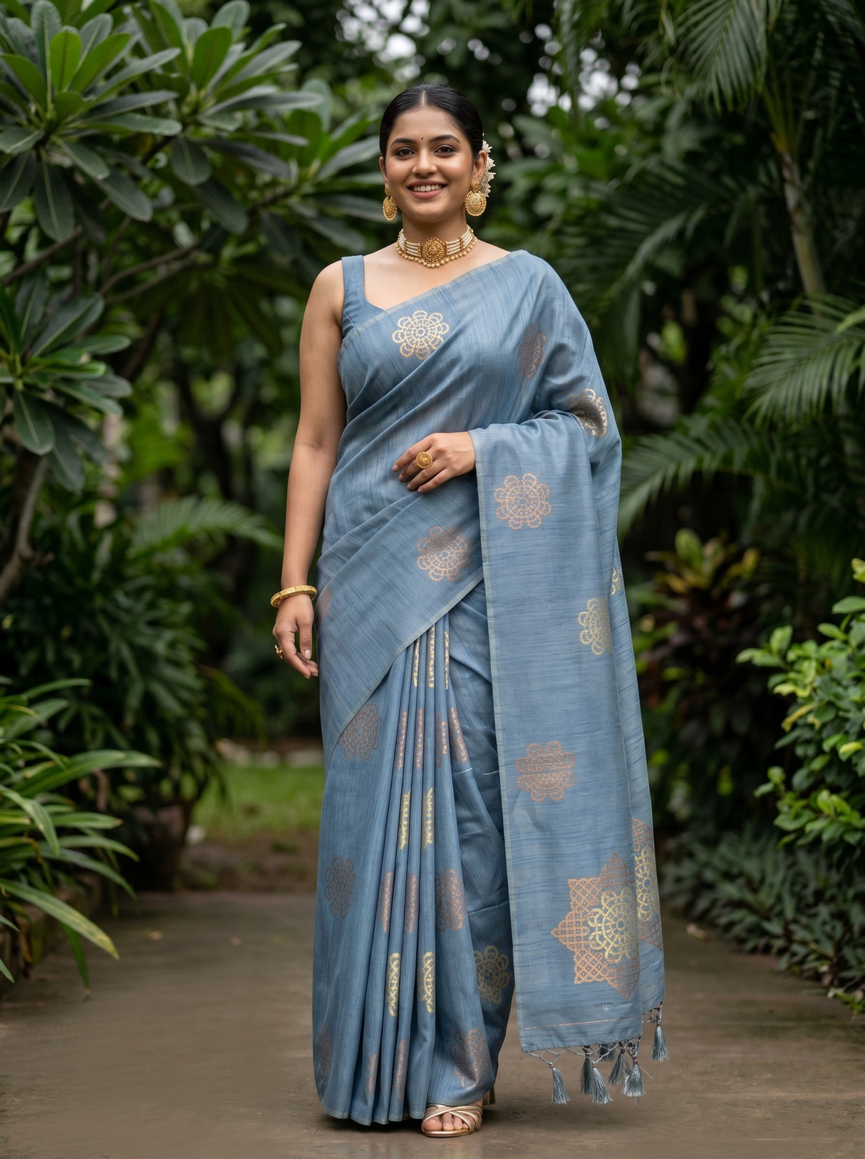MIMOSA Saree Saree — front view on mannequin