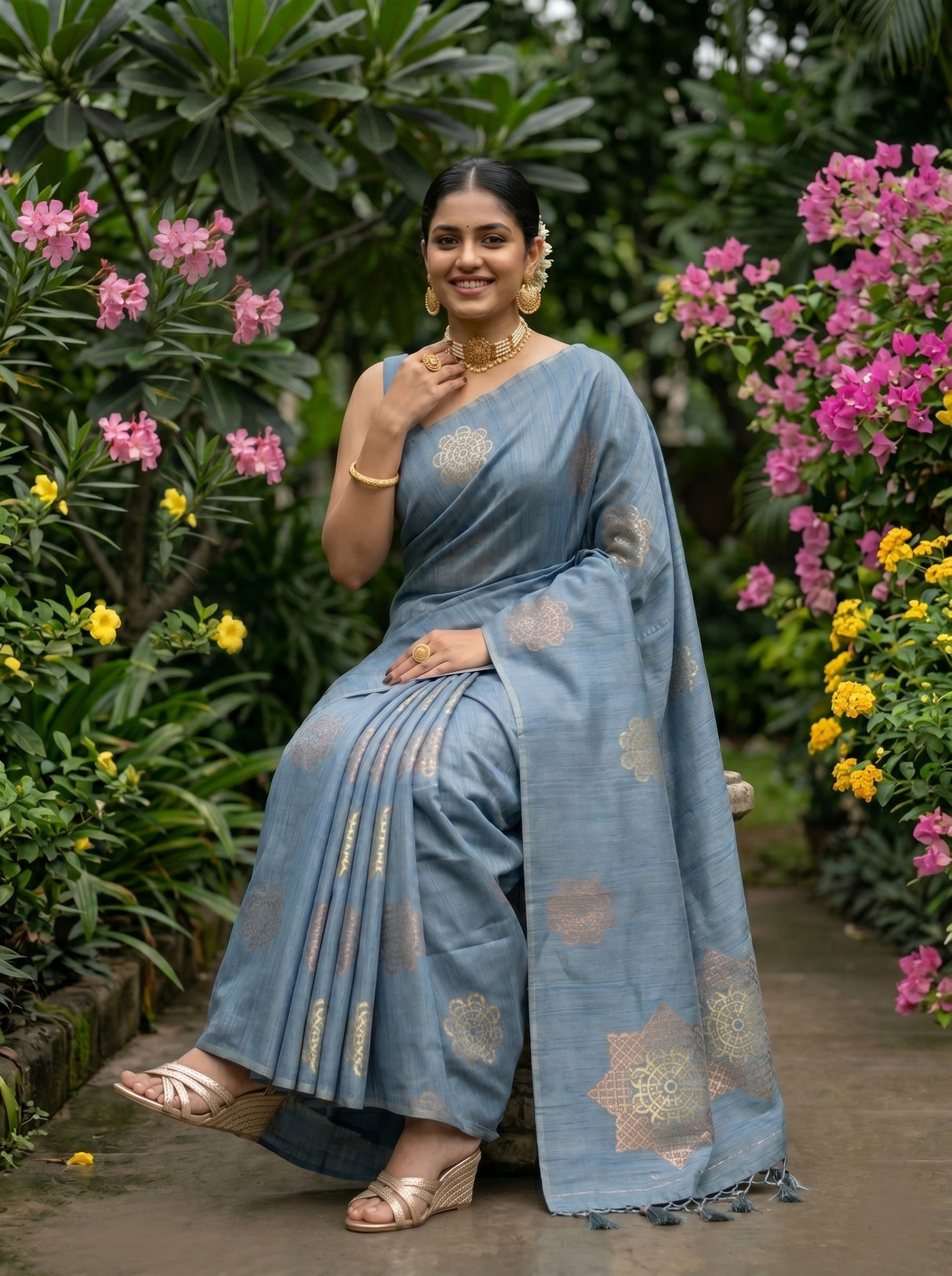 MIMOSA Saree Saree — pose 8 styling detail