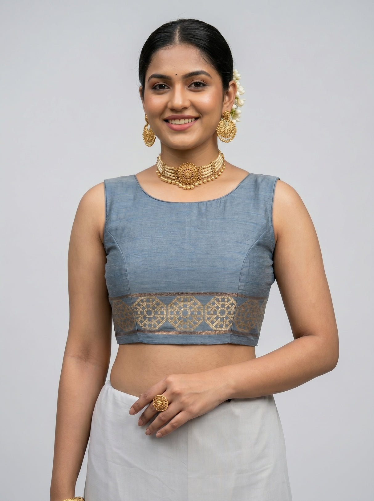 MIMOSA Saree Saree — blouse close-up