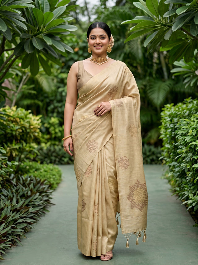 MIMOSA Saree Saree — front view on mannequin