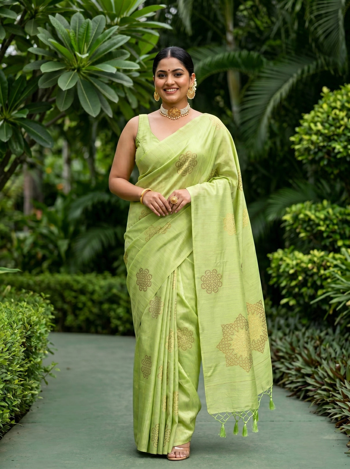 MIMOSA Saree Saree — front view on mannequin