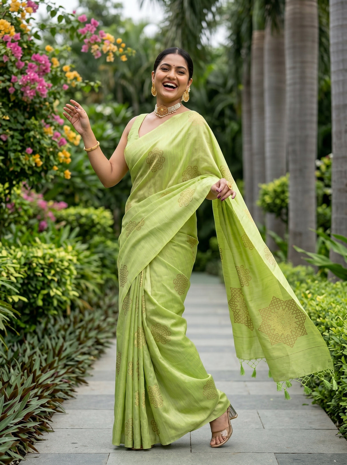 MIMOSA Saree Saree — pose 5 styling detail