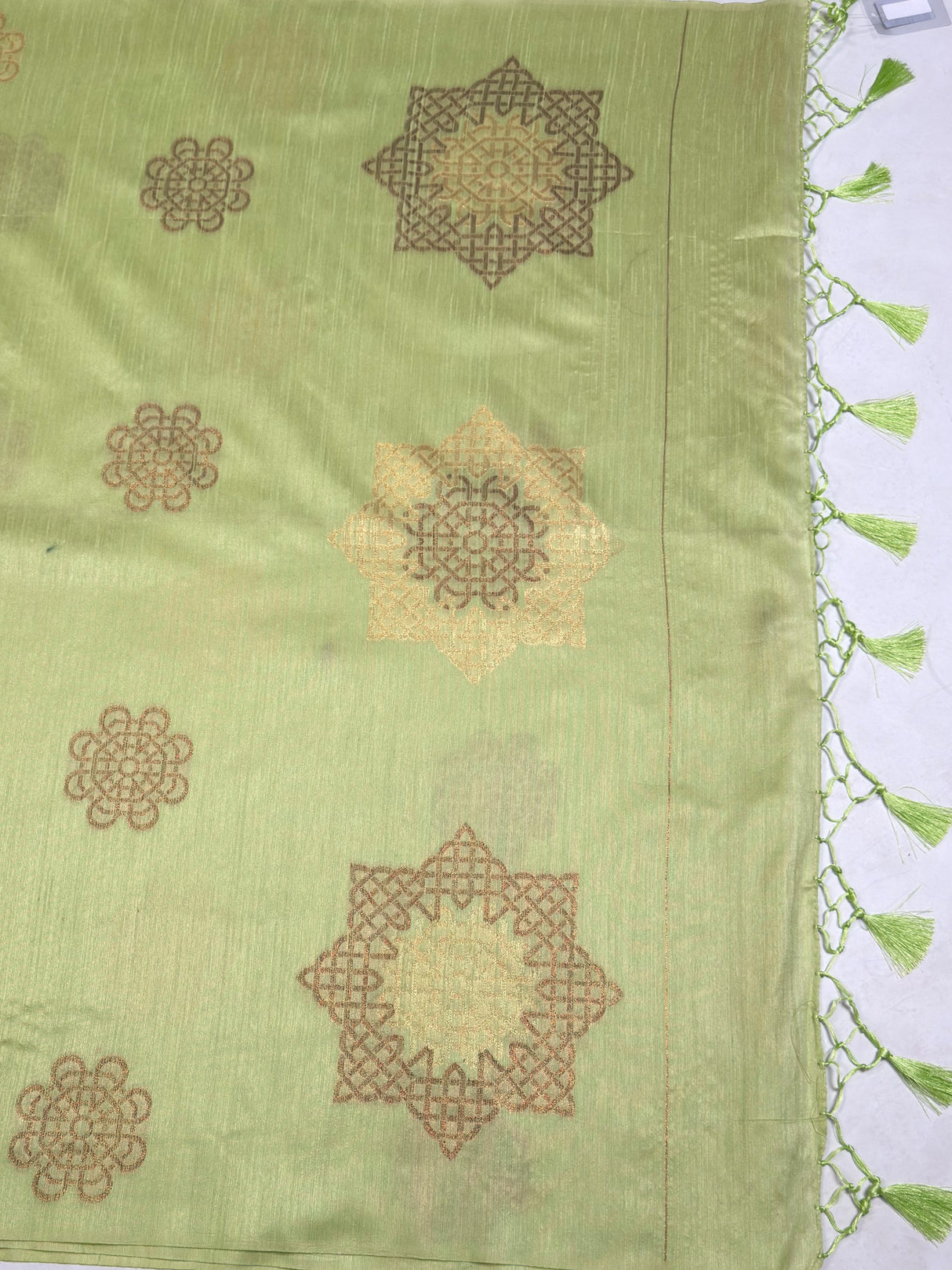 MIMOSA Saree Saree — pallu and zari work detail