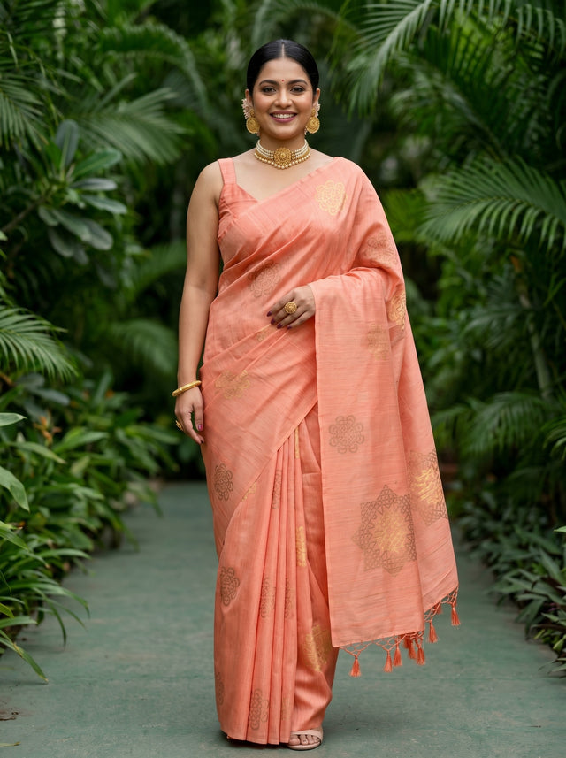 MIMOSA Saree Saree — front view on mannequin