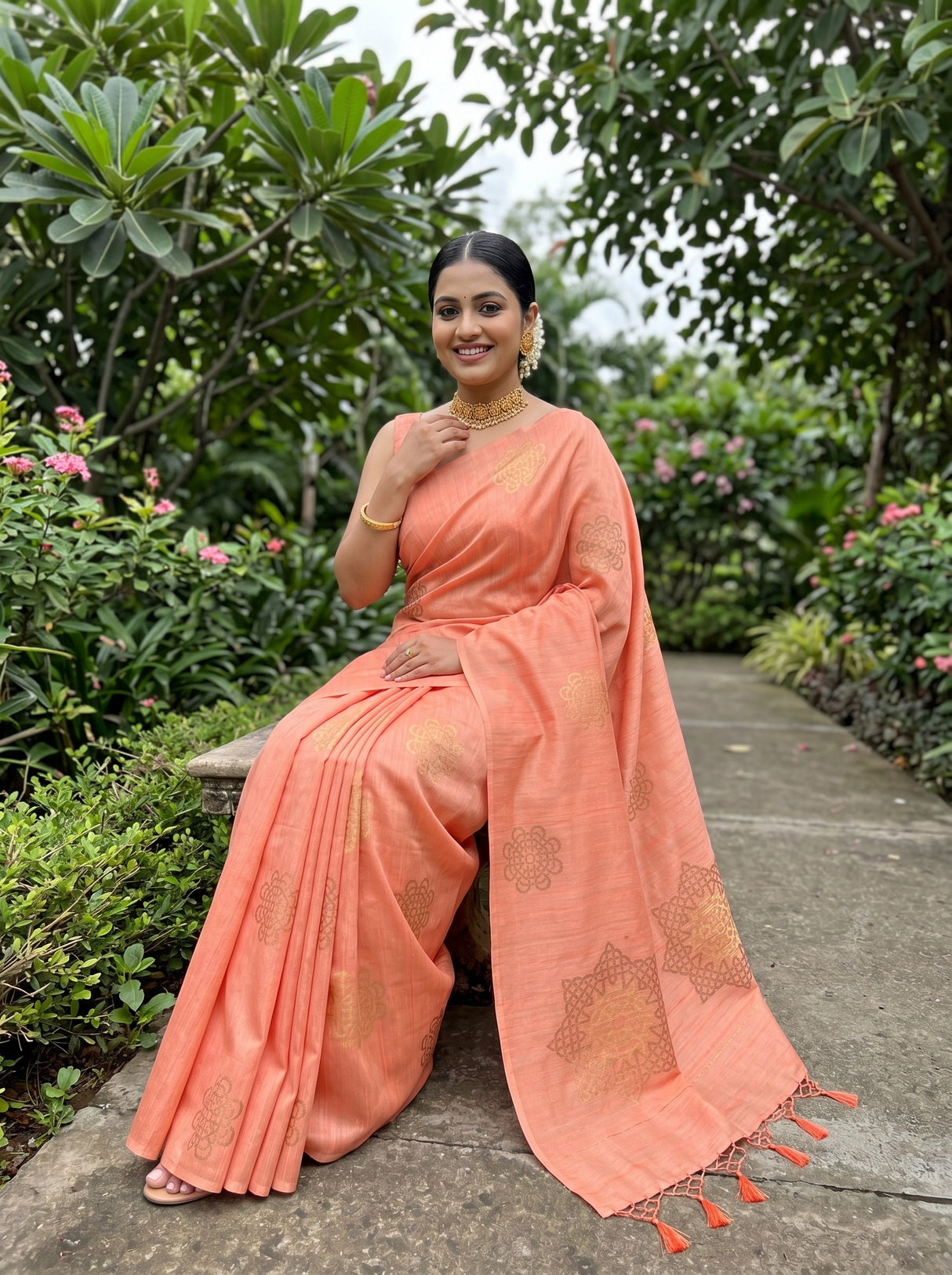 MIMOSA Saree Saree — pose 8 styling detail