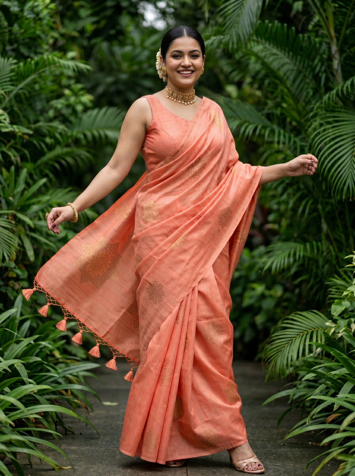MIMOSA Saree Saree — pose 9 styling detail