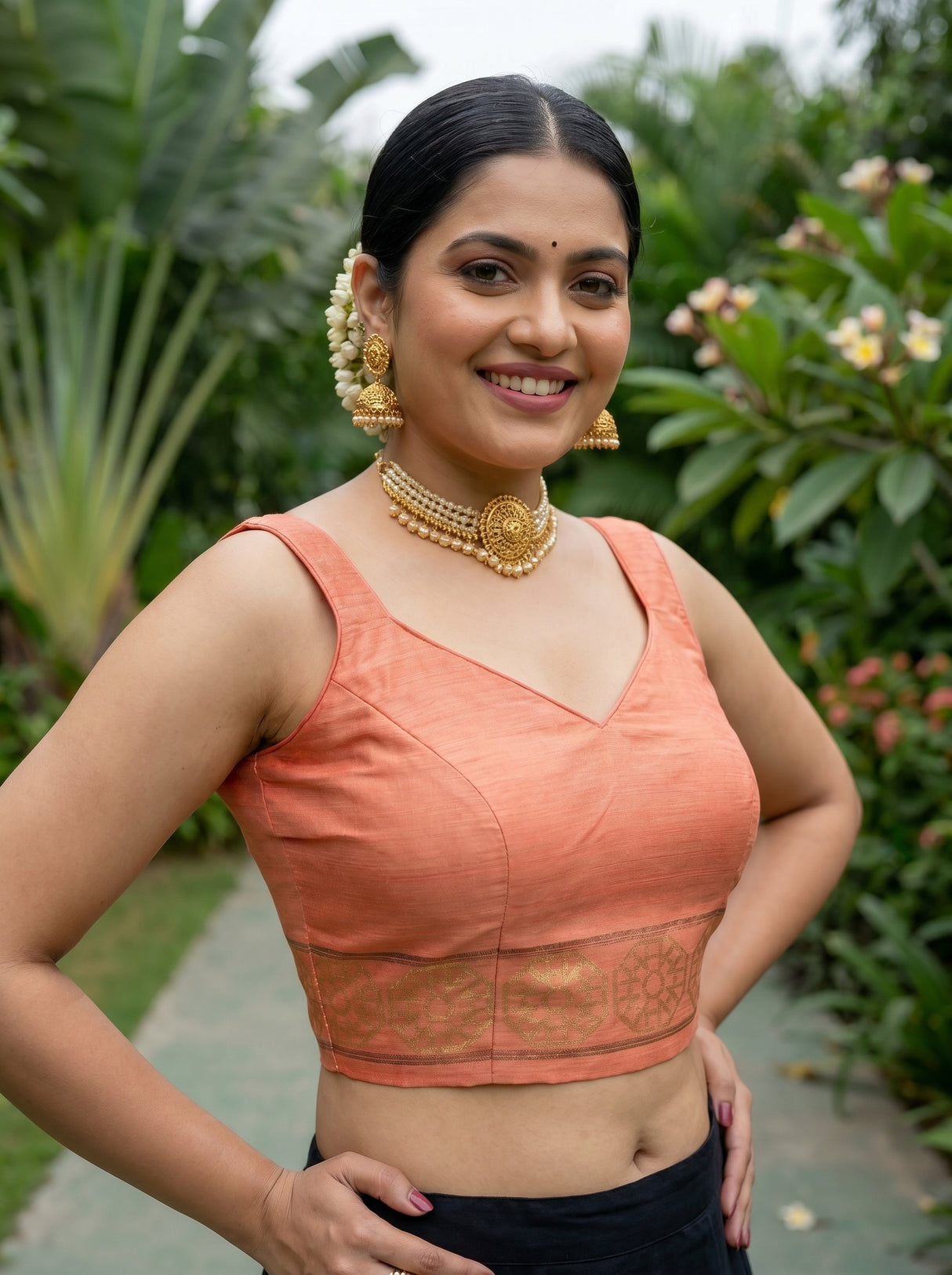 MIMOSA Saree Saree — blouse close-up