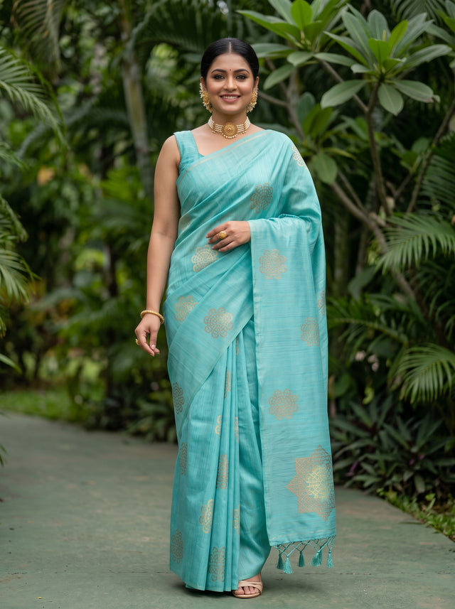 MIMOSA Saree Saree — front view on mannequin