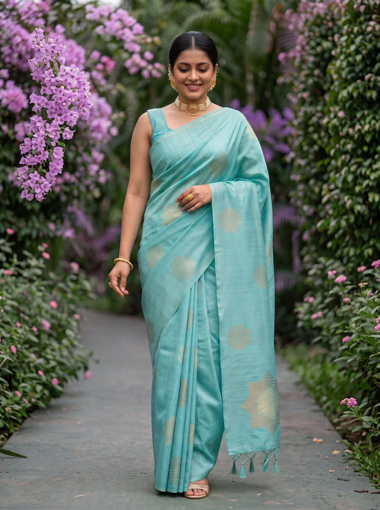 MIMOSA Saree Saree — pose 6 styling detail