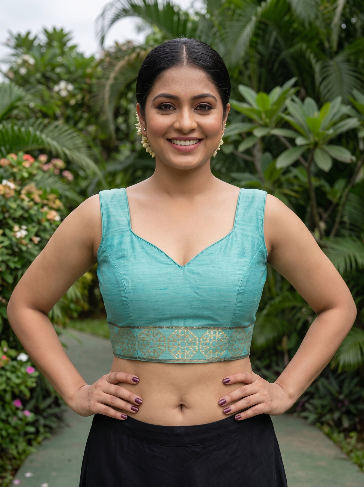 MIMOSA Saree Saree — blouse close-up