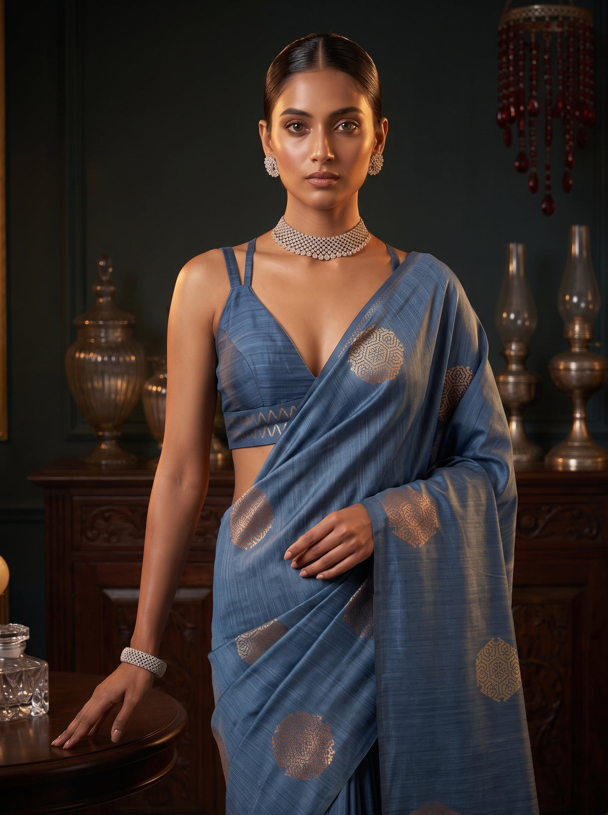 MIMOSA Saree Saree — pose 10 styling detail